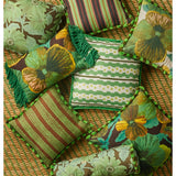 Bonnie & Neil - Wild Pansy Verde 50cm Cushion, Cushion, Bonnie and Neil - Say It Sister