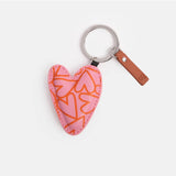 Heart Pink Pattern Key Ring, , Scarpa Imports - Say It Sister