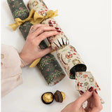Bespoke Letterpress Christmas Cracker Kit featuring Jolly Santa design, perfect for holiday decorations and festive celebrations.