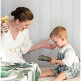 Bespoke Letterpress Christmas Cracker Kit featuring Jolly Santa design, perfect for holiday decorations and festive celebrations.