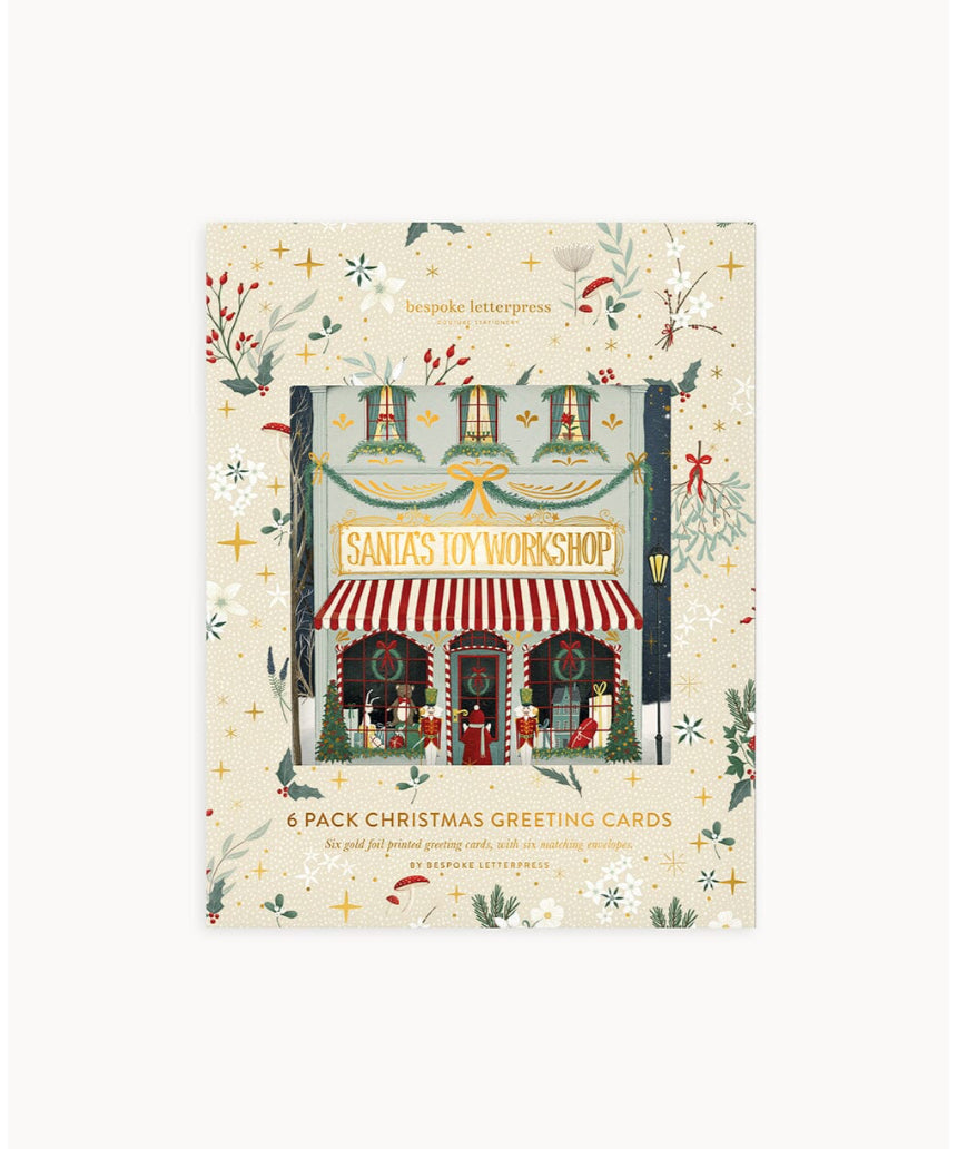 Bespoke Letterpress - The Christmas Village 6pk Card Boxset, Greeting & Note Cards, Bespoke Letterpress - Say It Sister