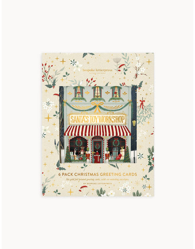 Bespoke Letterpress - The Christmas Village 6pk Card Boxset, Greeting & Note Cards, Bespoke Letterpress - Say It Sister