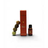 Grace and James cedarwood, lemongrass, and patchouli air freshener bottle with natural scent ingredients.