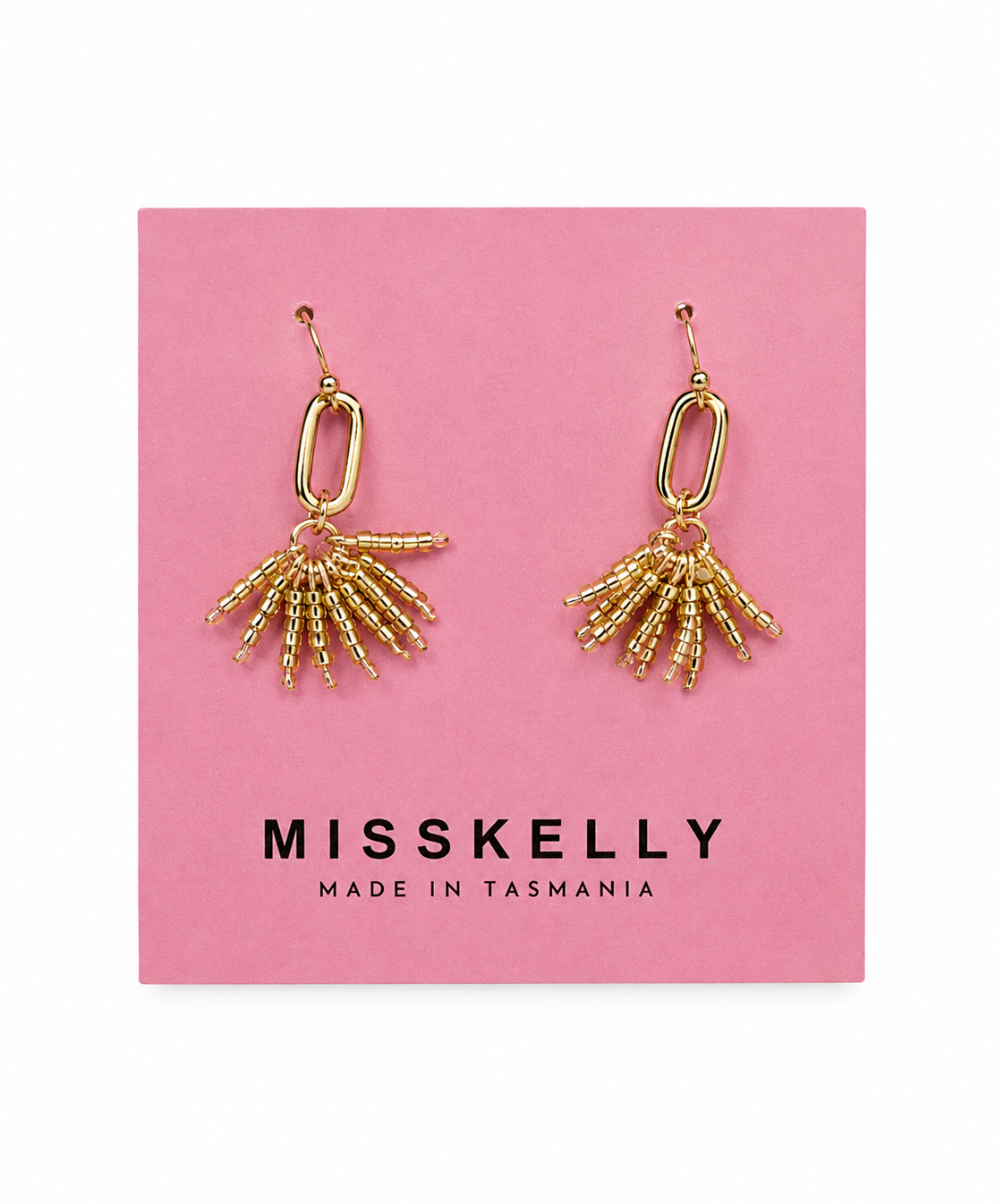 Miss Kelly Fireworks earrings featuring vibrant, colorful design with starburst patterns, crafted for stylish accessories.