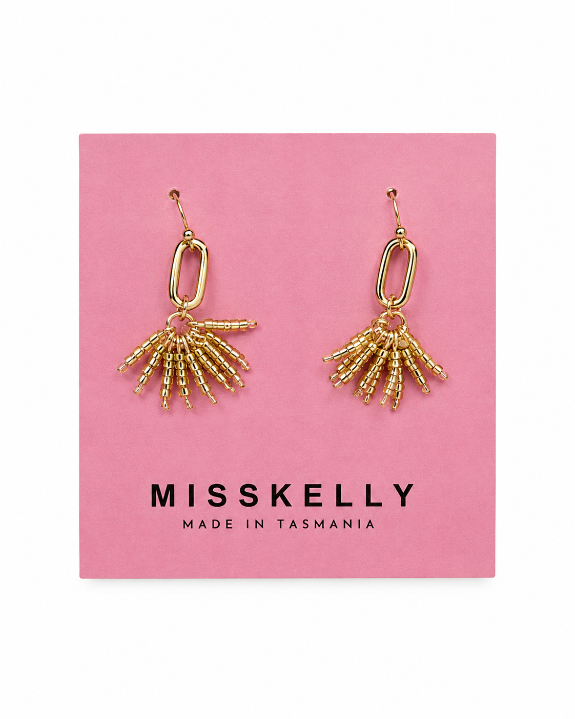 Miss Kelly Fireworks earrings featuring vibrant, colorful design with starburst patterns, crafted for stylish accessories.