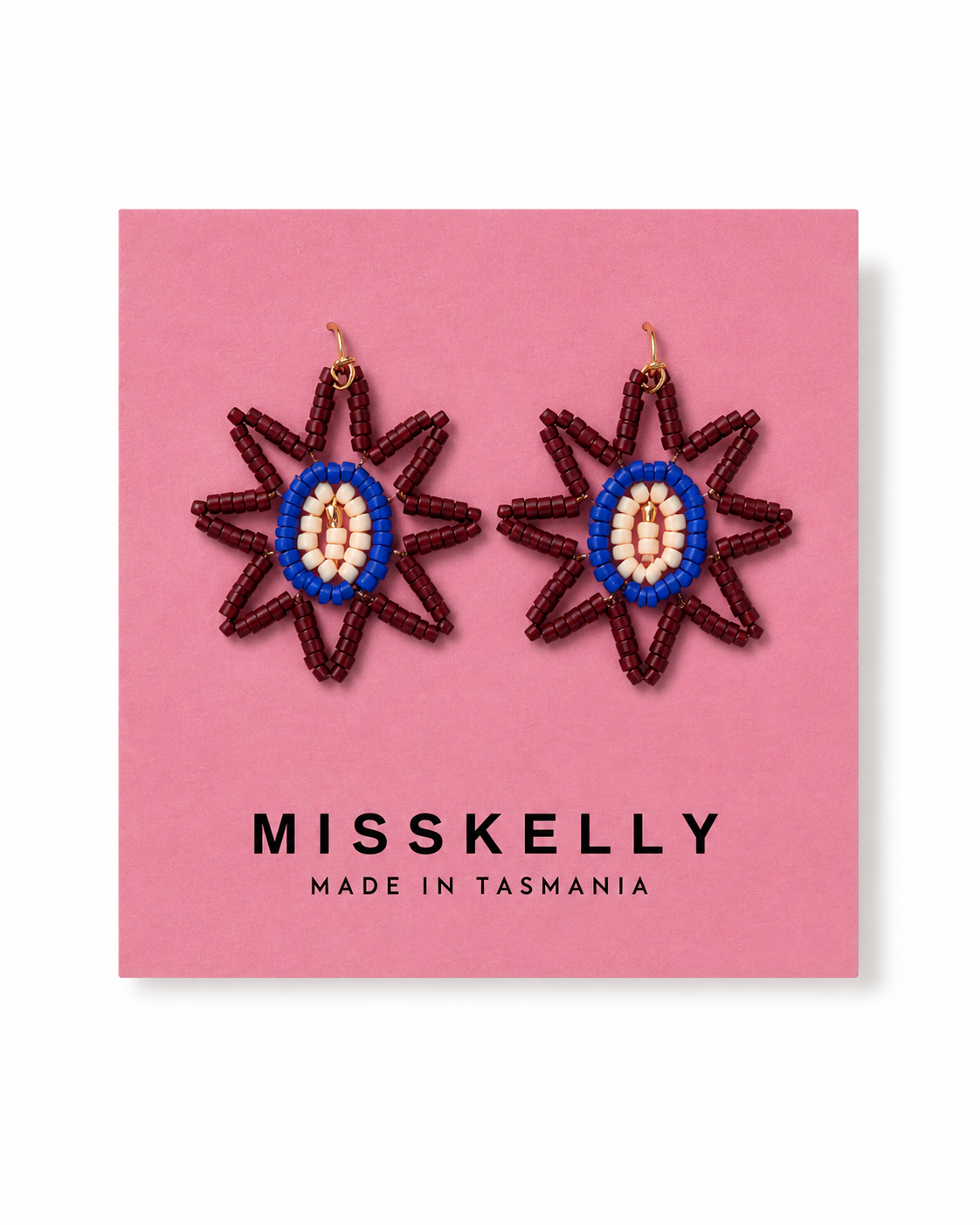 Miss Kelly Heidi small spiky earrings featuring metallic spikes and hoop design, stylish jewelry for a bold look.