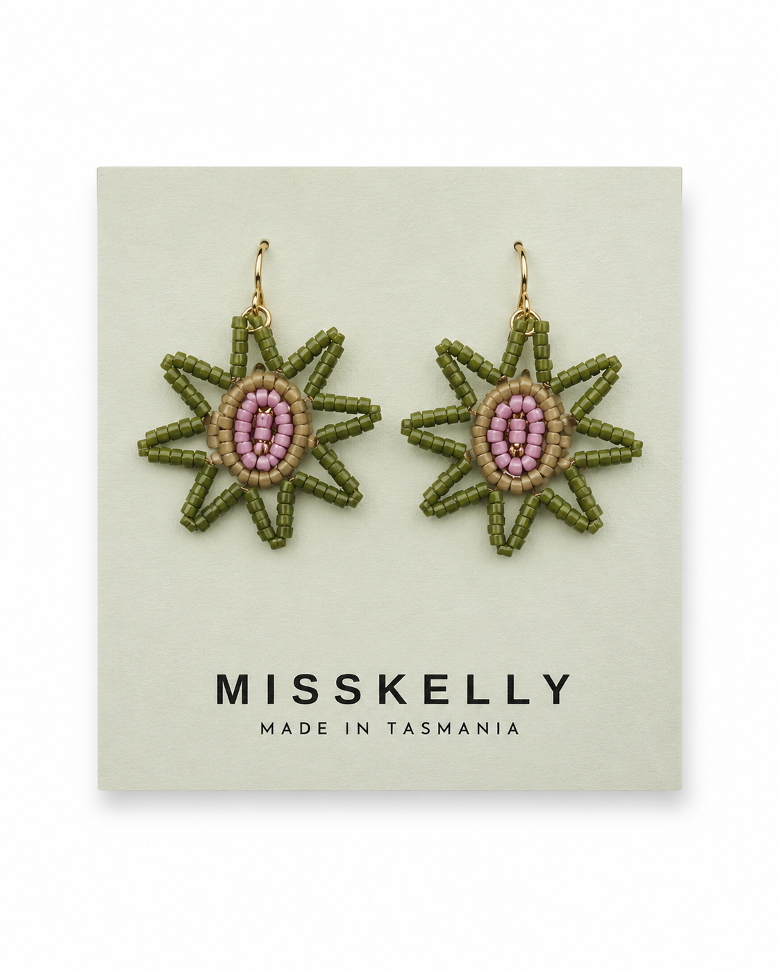 Miss Kelly Heidi small spikey earrings with gold-tone finish, showcasing a stylish, edgy design for modern fashion.
