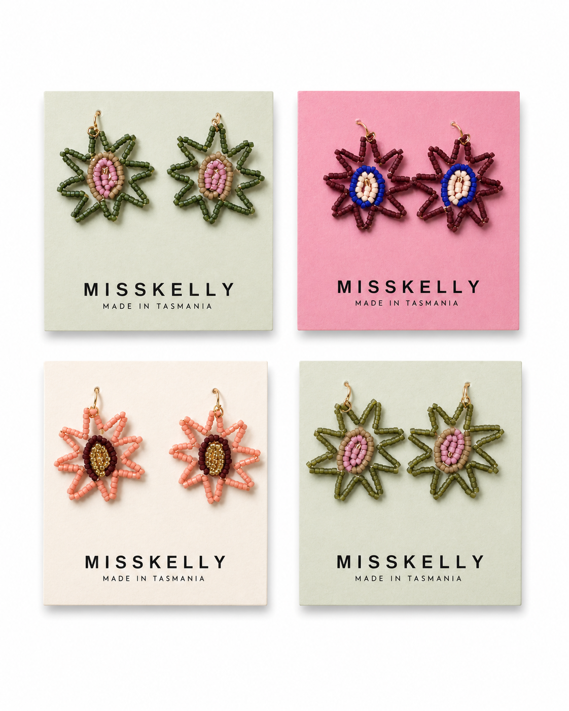 Miss Kelly Heidi small spikey earrings featuring silver-tone metal spikes on a sleek earring design.