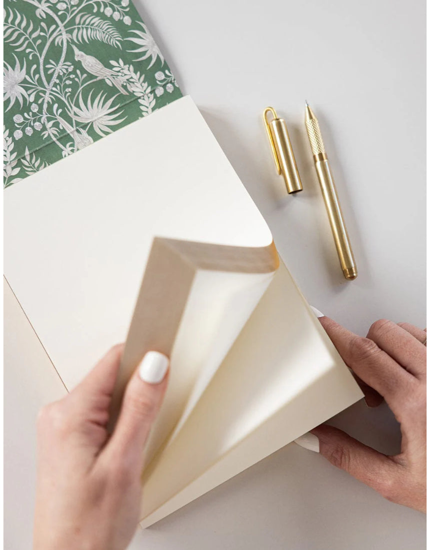 Jardin Notepad Jotter, stationary, Bespoke Letterpress - Say It Sister