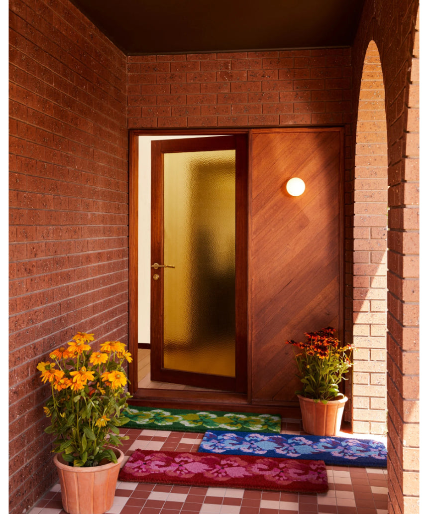 Bonnie & Neil - Pansy Pink Long Door Mat, Door Mats, Bonnie and Neil - Say It Sister