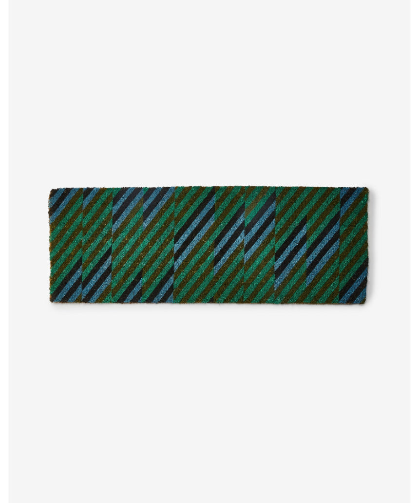 Bonnie & Neil - Patchwork Blue Green Long Door Mat, Door Mats, Bonnie and Neil - Say It Sister