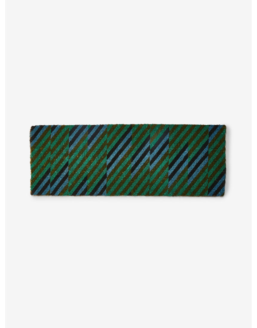 Bonnie & Neil - Patchwork Blue Green Long Door Mat, Door Mats, Bonnie and Neil - Say It Sister