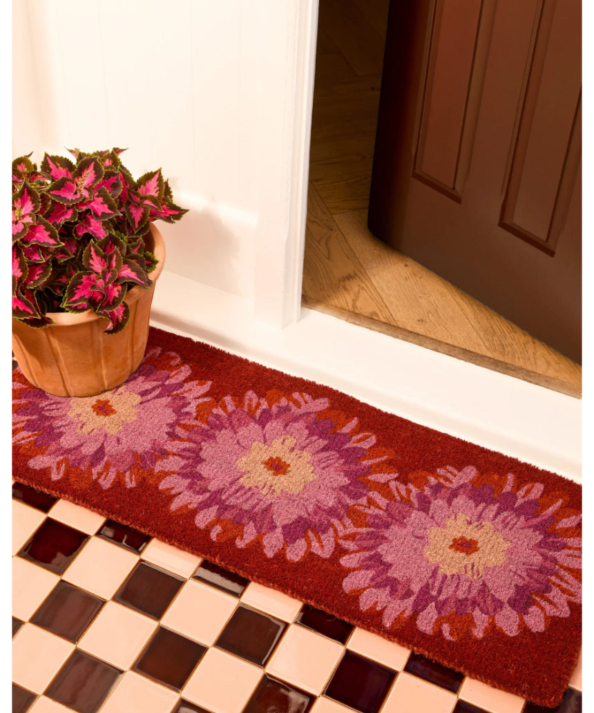 Bonnie & Neil - Dahlia Pink Long Door Mat, Door Mats, Bonnie and Neil - Say It Sister