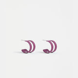 Elk - Beja Hoop Earring Pink Berry, Earrings, Elk - Say It Sister