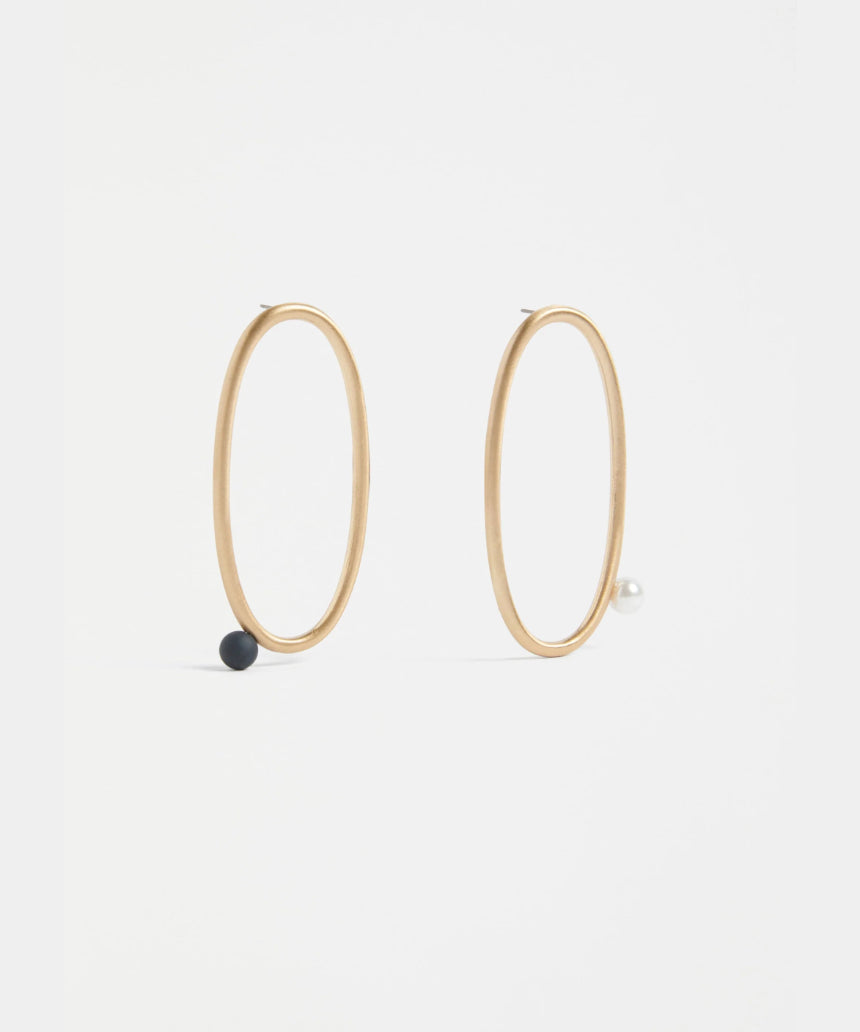 Elk - Ahas Drop Earring Gold, Earrings, Elk - Say It Sister
