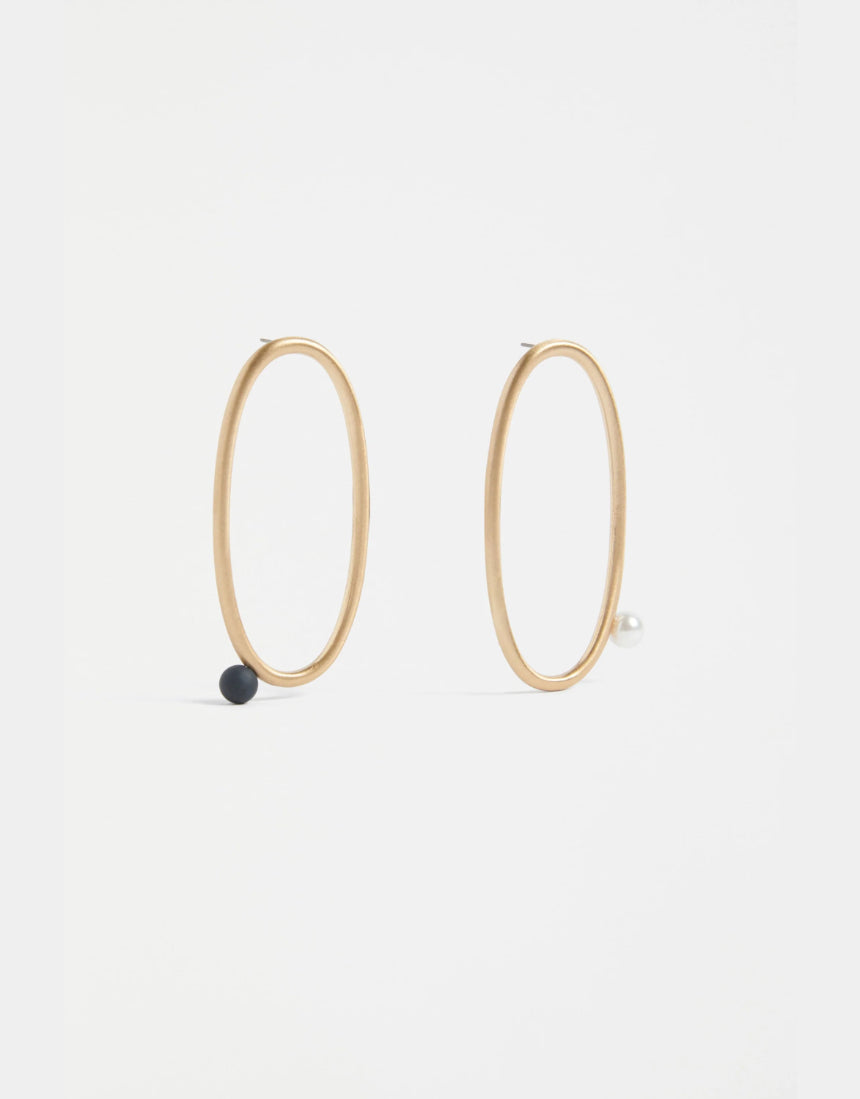 Elk - Ahas Drop Earring Gold, Earrings, Elk - Say It Sister