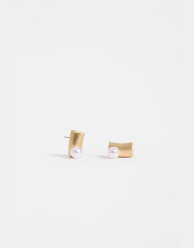 Elk - Ahas Stud Earring Gold, Earrings, Elk - Say It Sister