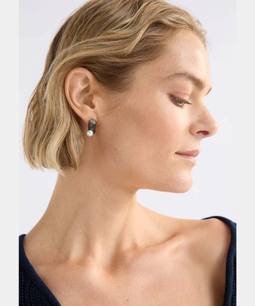 Elk - Ahas Stud Earring Gunmetal, Earrings, Elk - Say It Sister