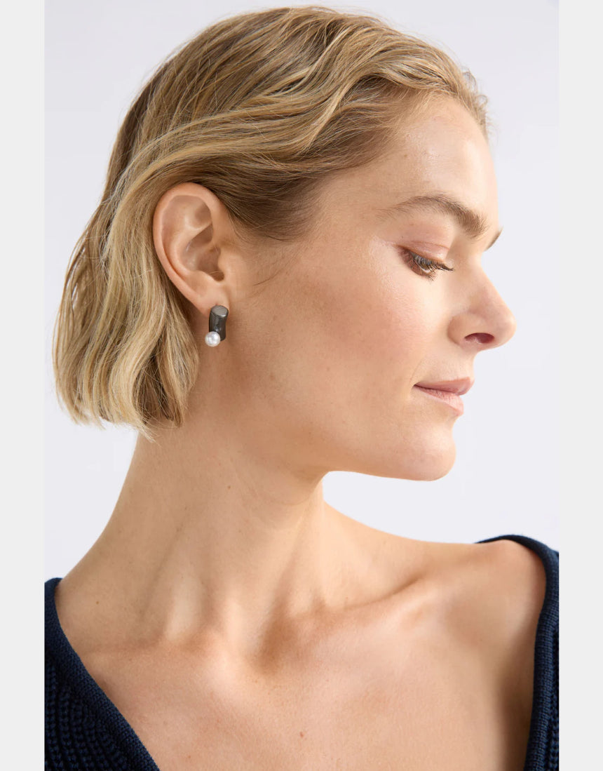 Elk - Ahas Stud Earring Gunmetal, Earrings, Elk - Say It Sister