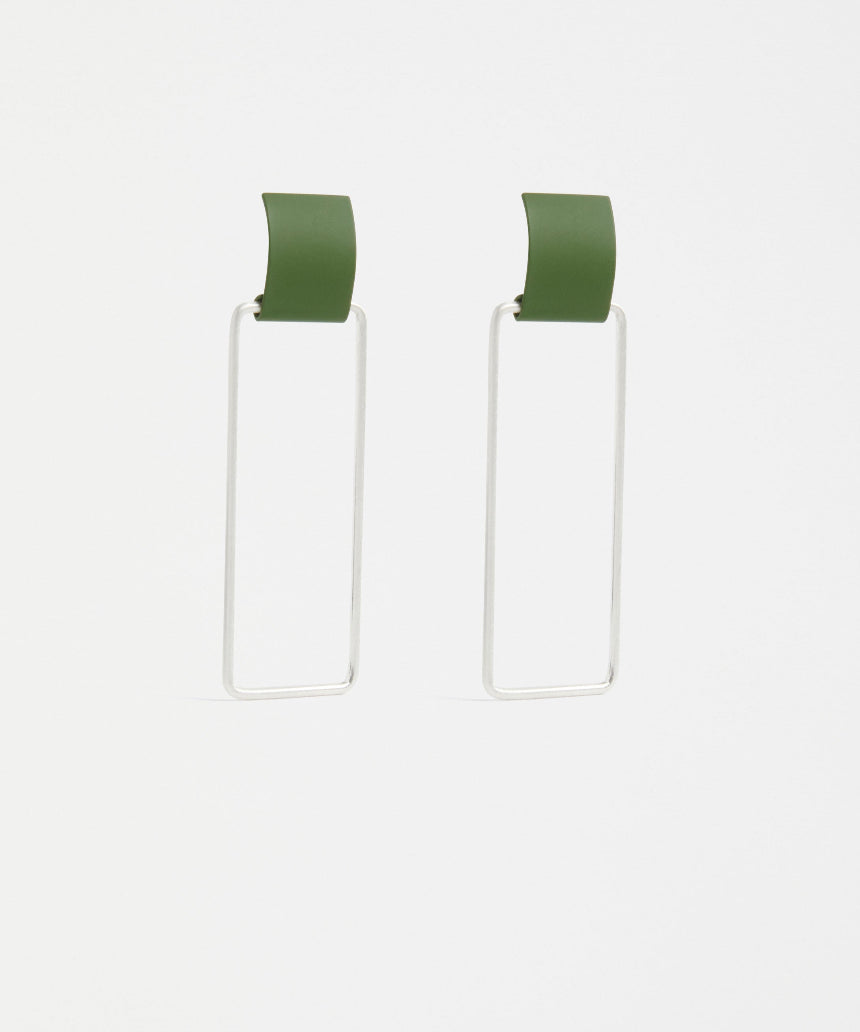 Elk - Kvad Earring Green Moss, Earrings, Elk - Say It Sister