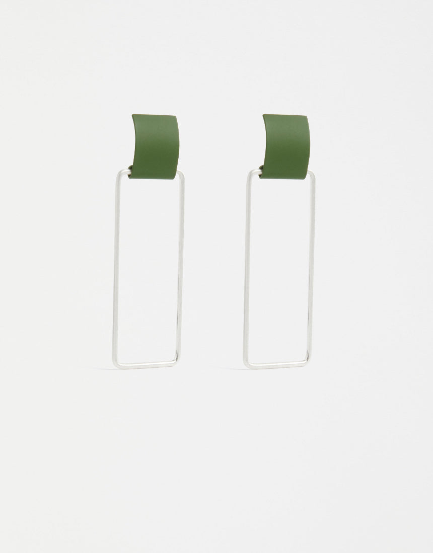 Elk - Kvad Earring Green Moss, Earrings, Elk - Say It Sister