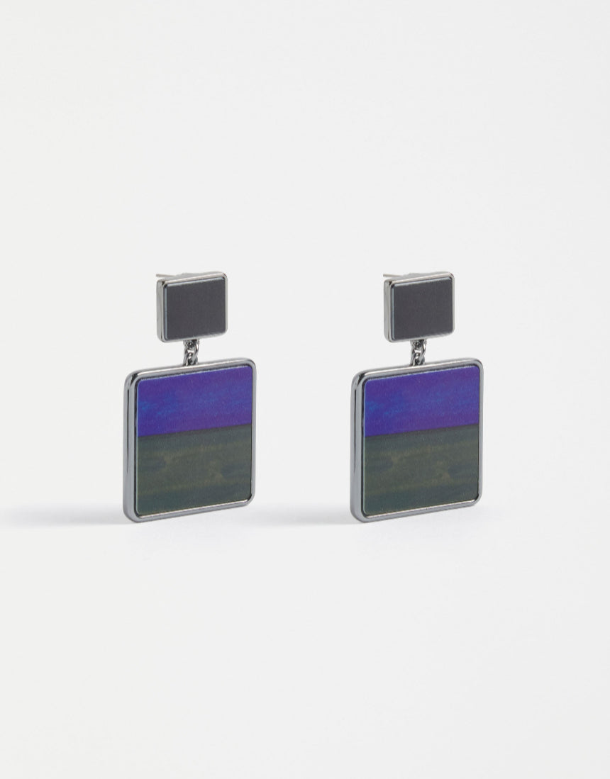 Elk - Brikka Earring Cobalt, Earrings, Elk - Say It Sister