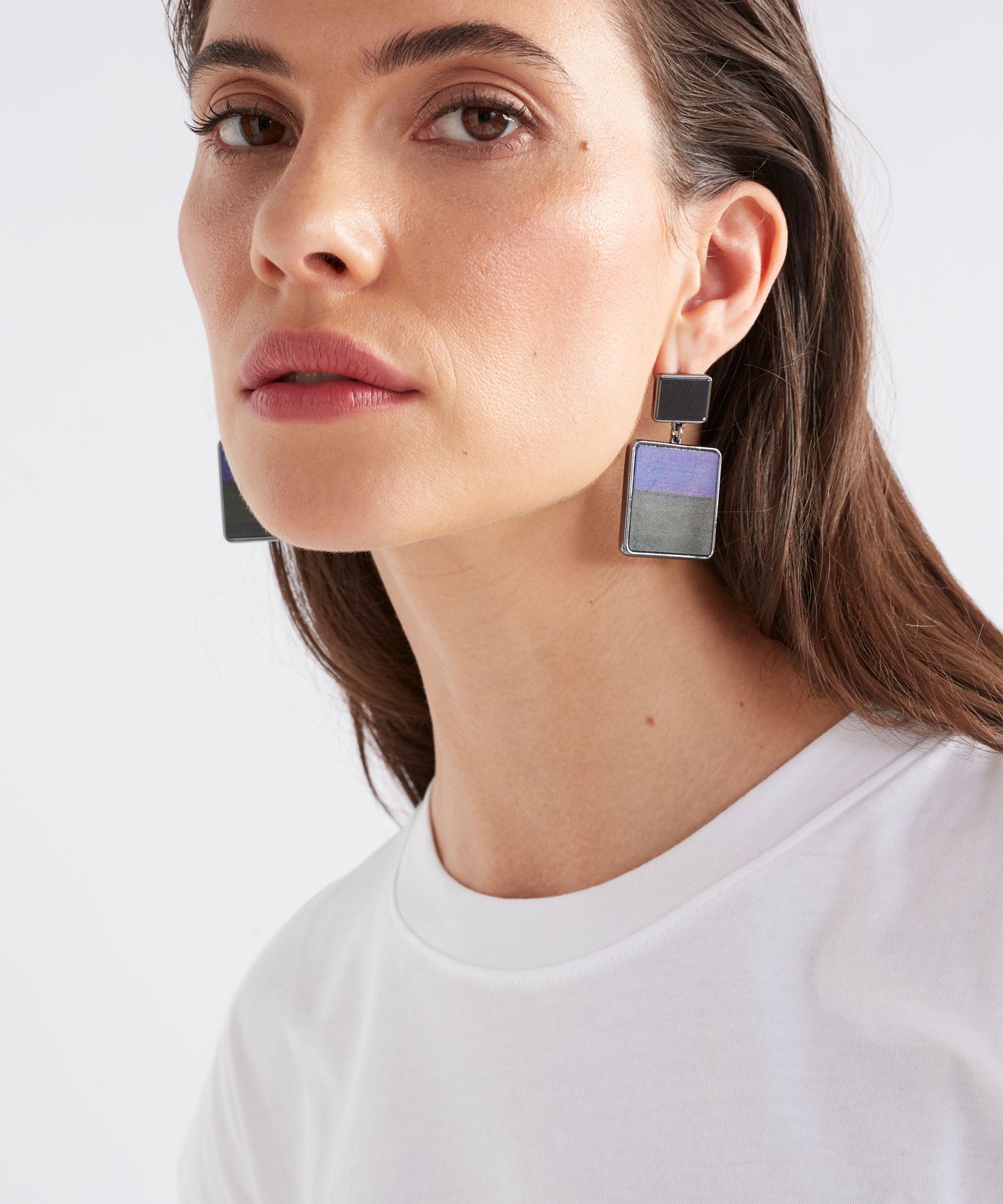 Elk - Brikka Earring Cobalt, Earrings, Elk - Say It Sister