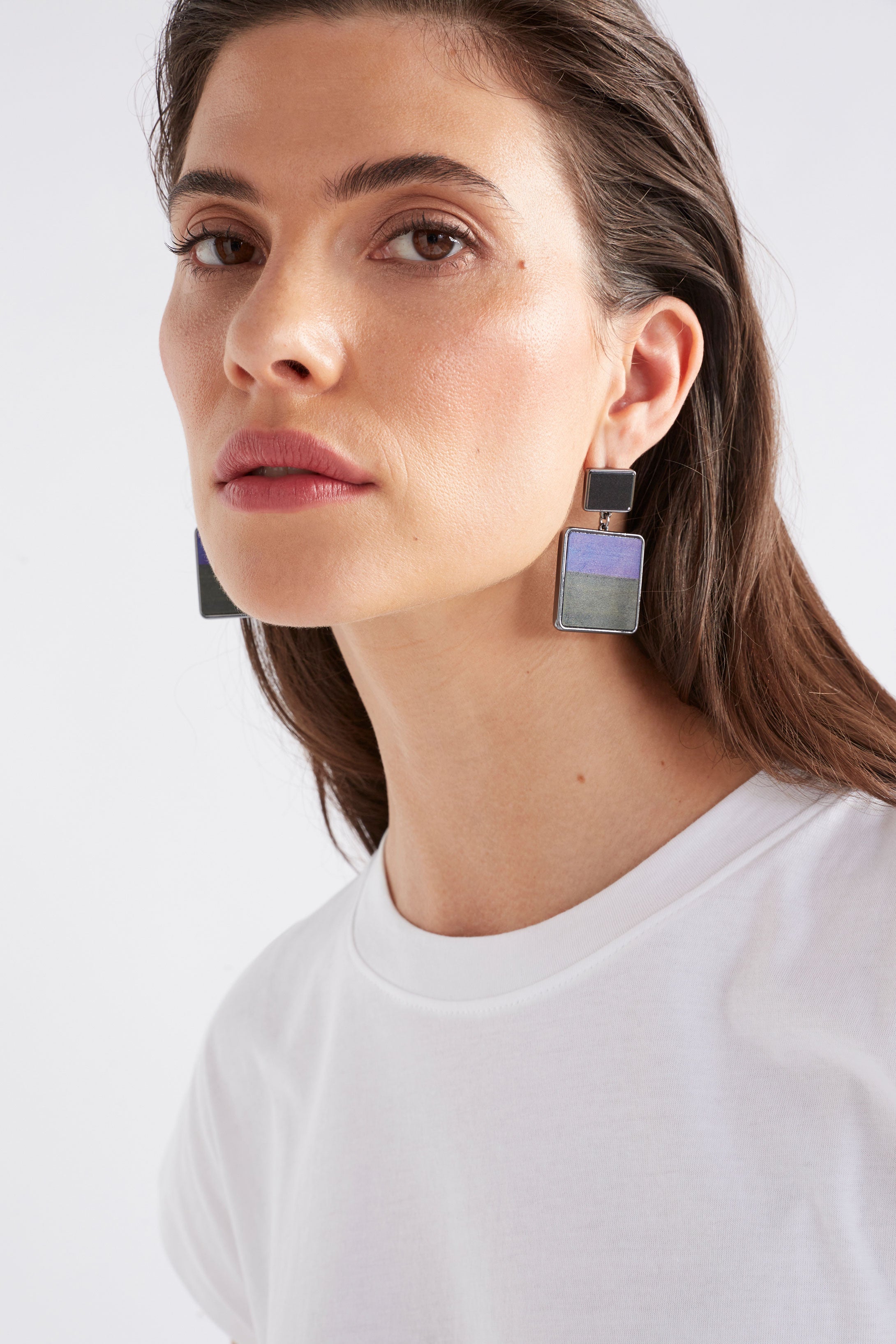 Elk - Brikka Earring Cobalt, Earrings, Elk - Say It Sister
