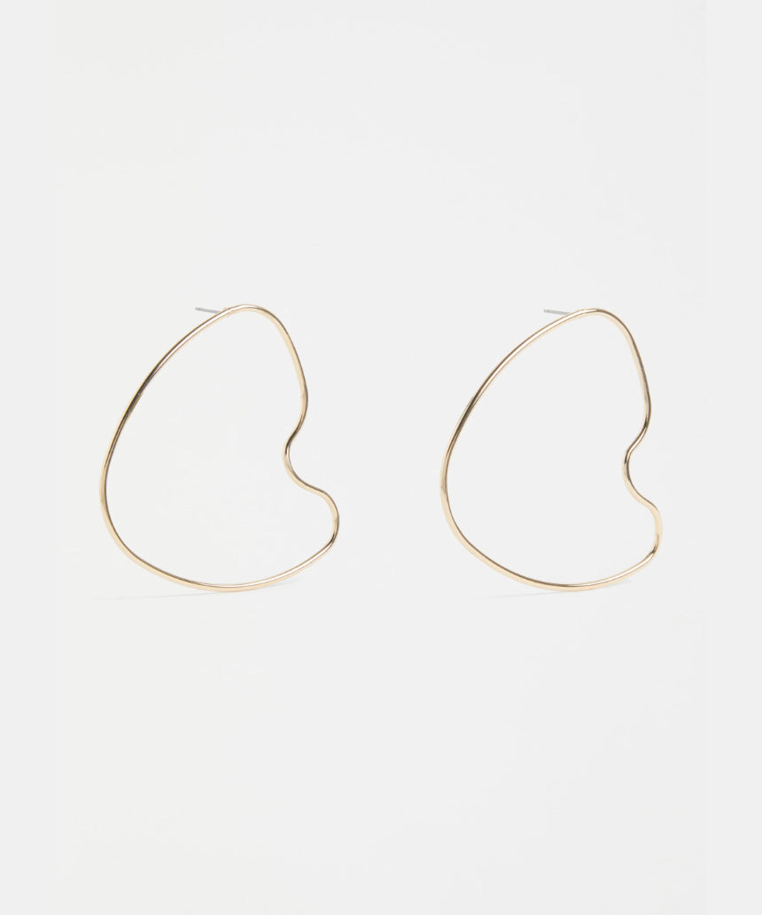 Elk - Hartt Large Drop Earring Gold, Earrings, Elk - Say It Sister