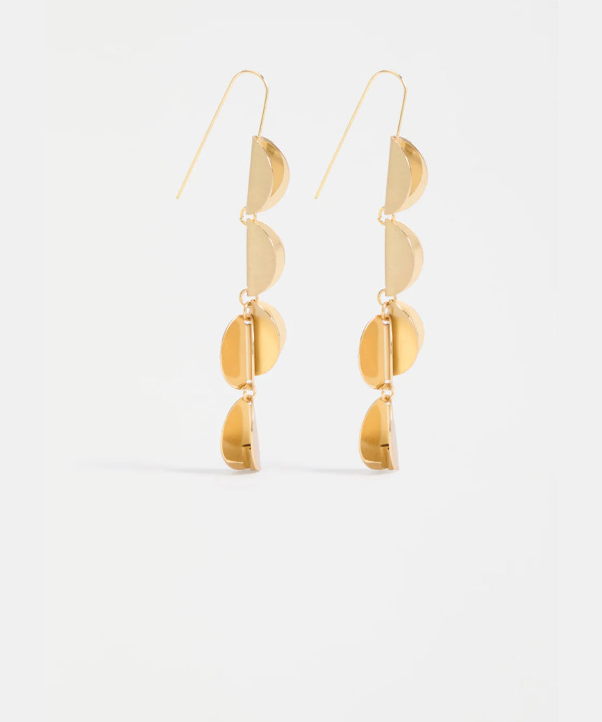Elk - Fossen Drop Earring Gold, Earrings, Elk - Say It Sister
