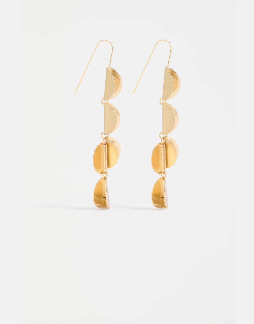 Elk - Fossen Drop Earring Gold, Earrings, Elk - Say It Sister