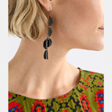 Elk - Fossen Drop Earring Gunmetal, Earrings, Elk - Say It Sister