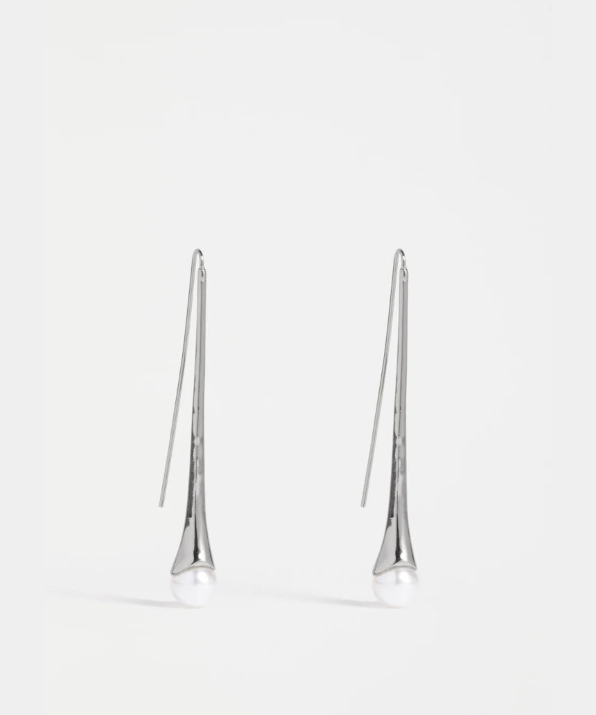 Elk - Orbyn Drop Earring Gunmetal, Earrings, Elk - Say It Sister
