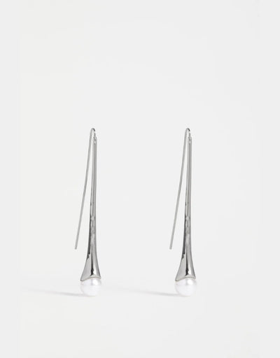 Elk - Orbyn Drop Earring Gunmetal, Earrings, Elk - Say It Sister