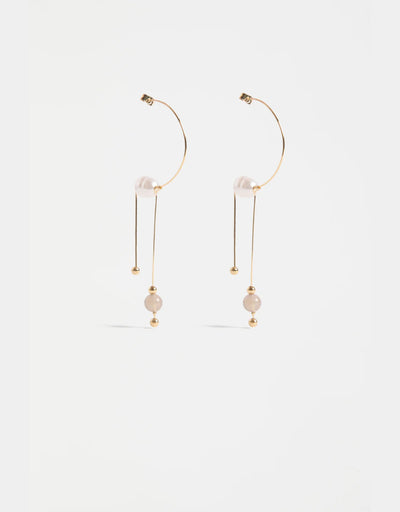 Elk - Pykka Drop Earring Gold, Earrings, Elk - Say It Sister