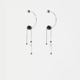 Elk - Pykka Drop Earring Gunmetal, Earrings, Elk - Say It Sister