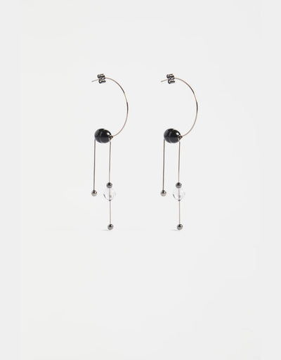Elk - Pykka Drop Earring Gunmetal, Earrings, Elk - Say It Sister