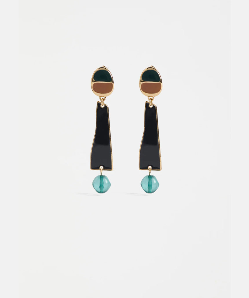 Elk - Ter Drop Earring Gold, Earrings, Elk - Say It Sister