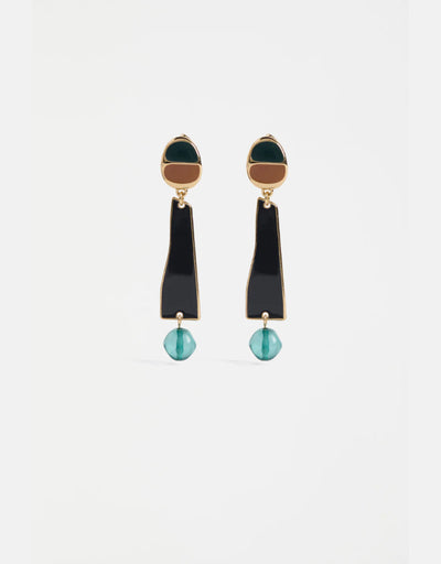 Elk - Ter Drop Earring Gold, Earrings, Elk - Say It Sister