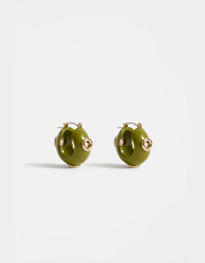Elk - Jans Hoop Earring Celery, Earrings, Elk - Say It Sister