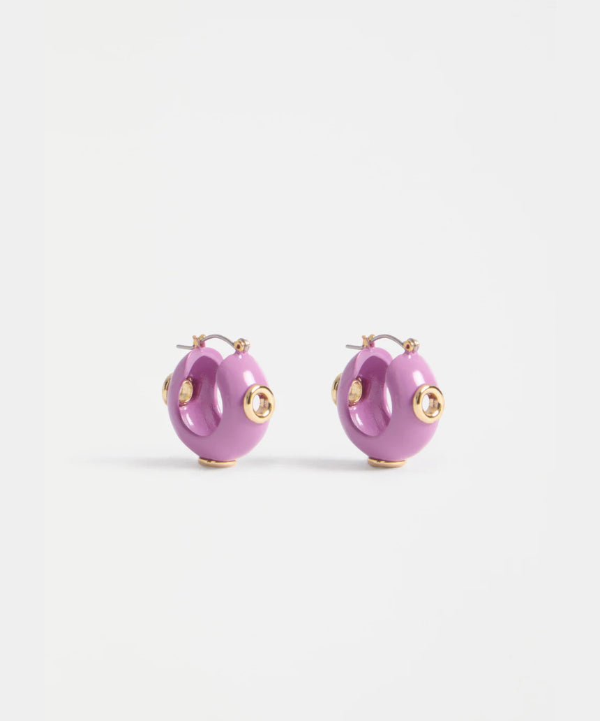Elk - Jans Hoop Earring Lilac, Earrings, Elk - Say It Sister