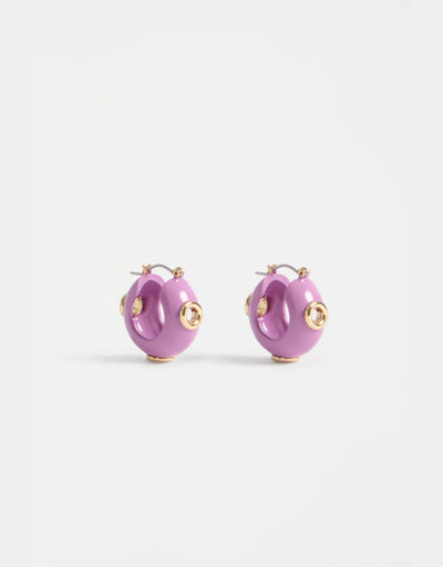 Elk - Jans Hoop Earring Lilac, Earrings, Elk - Say It Sister