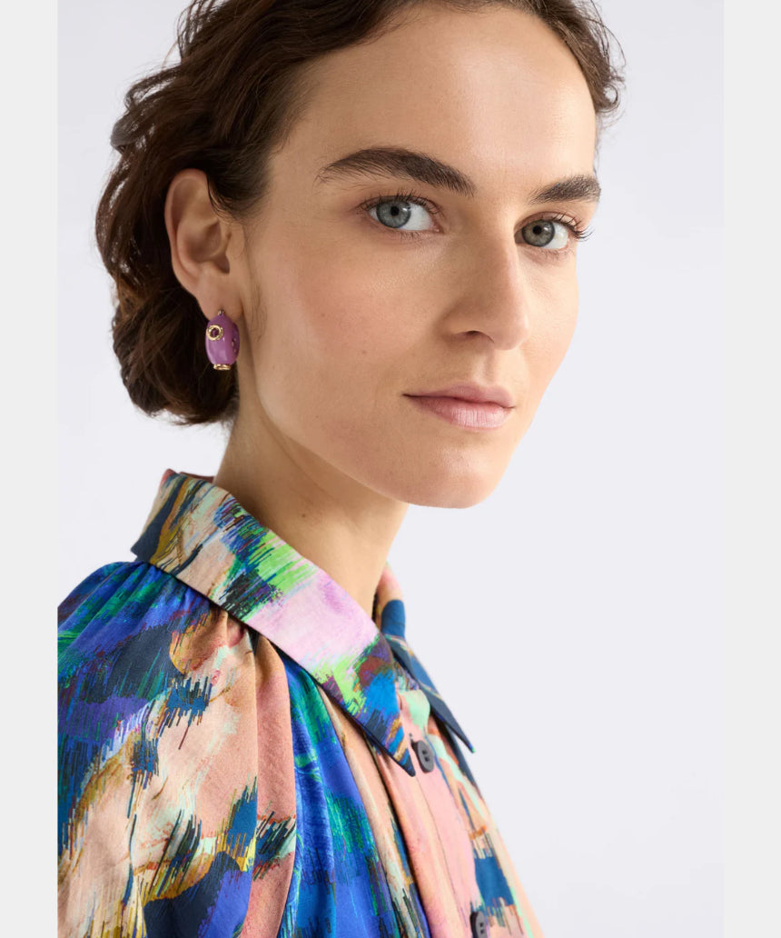 Elk - Jans Hoop Earring Lilac, Earrings, Elk - Say It Sister