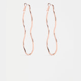 Elk - Svel Long Hoop Earring Rose Gold, Earrings, Elk - Say It Sister