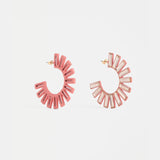 Elk - Julie Large Hoop Earring Peach, Earrings, Elk - Say It Sister