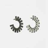 Elk - Julie Large Hoop Earring Dark Olive, Earrings, Elk - Say It Sister