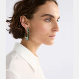 Elk - Julie Large Hoop Earring Dark Olive, Earrings, Elk - Say It Sister