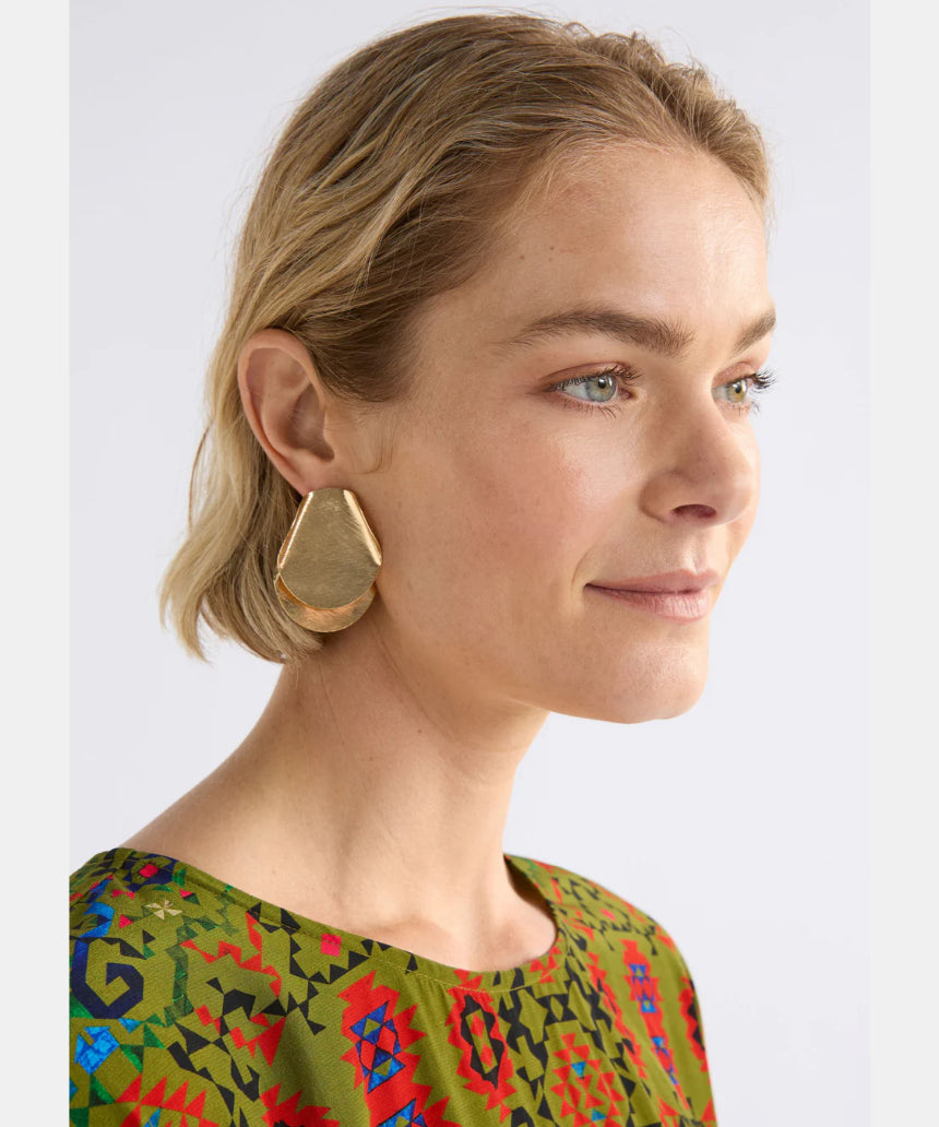 Elk - Villt Earring Gold, Earrings, Elk - Say It Sister