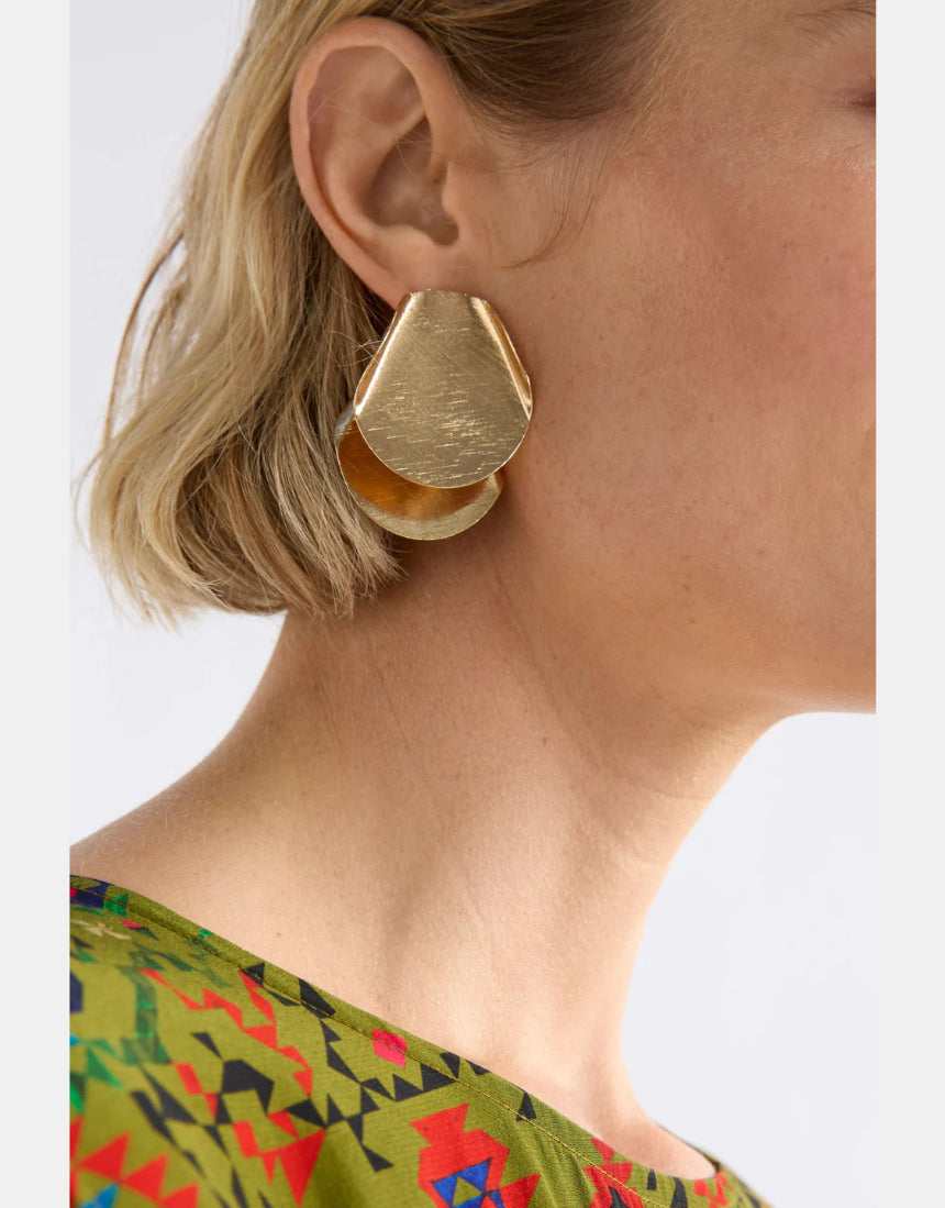 Elk - Villt Earring Gold, Earrings, Elk - Say It Sister