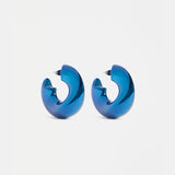 Elk - Askla Hoop Earring Navy, Earrings, Elk - Say It Sister